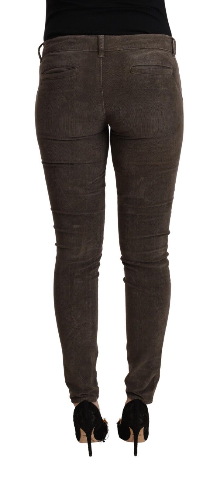 Eight Chic Slim Fit Brown Skinny Jeans