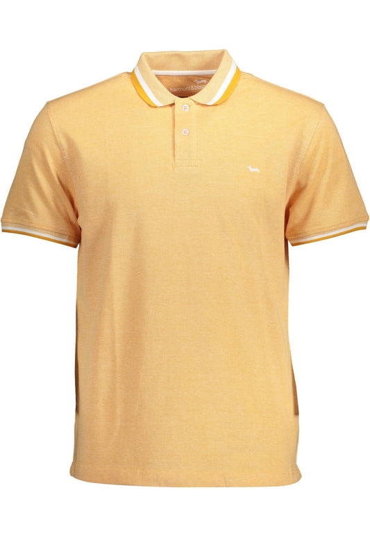 Harmont & Blaine Orangefarbenes Baumwoll-Poloshirt für Männer