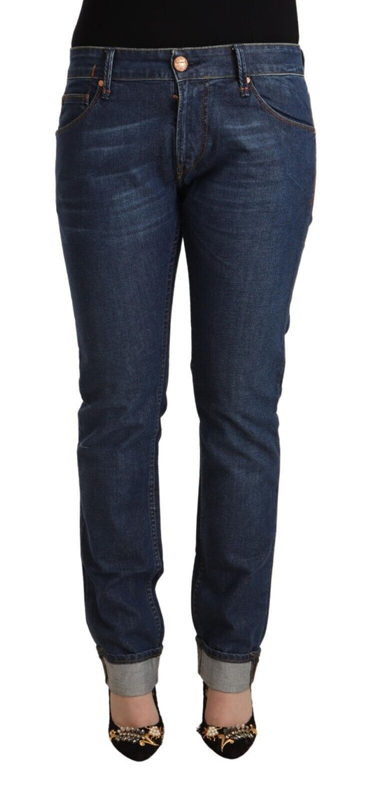 Eight Elegant Skinny Denim with Mid Waist