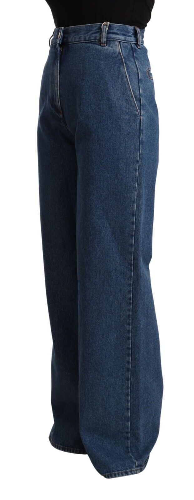 GCDS Chic Boot Cut Denim with High Waist