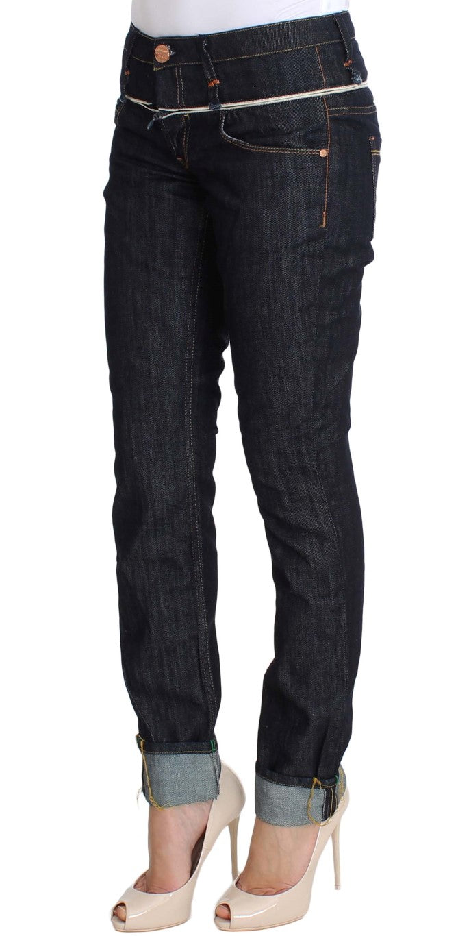 Eight Elegant dark blue straight leg jeans