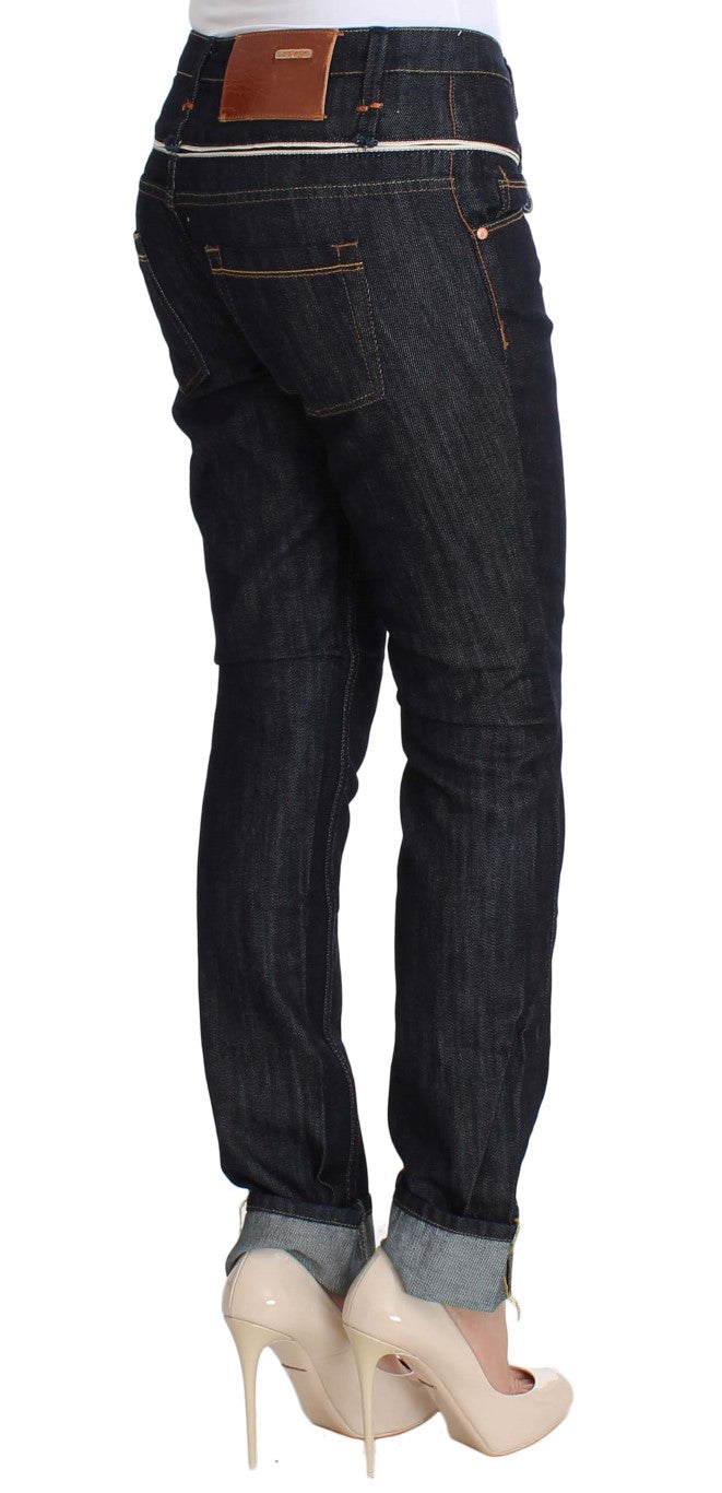 Eight Elegant dark blue straight leg jeans