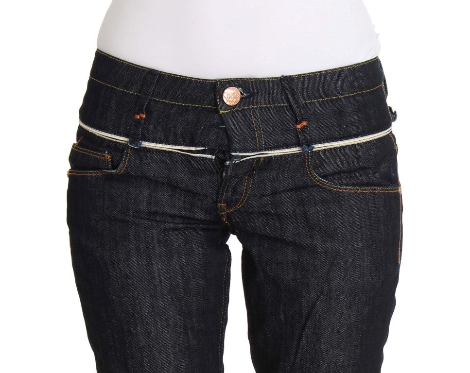 Eight Elegant dark blue straight leg jeans