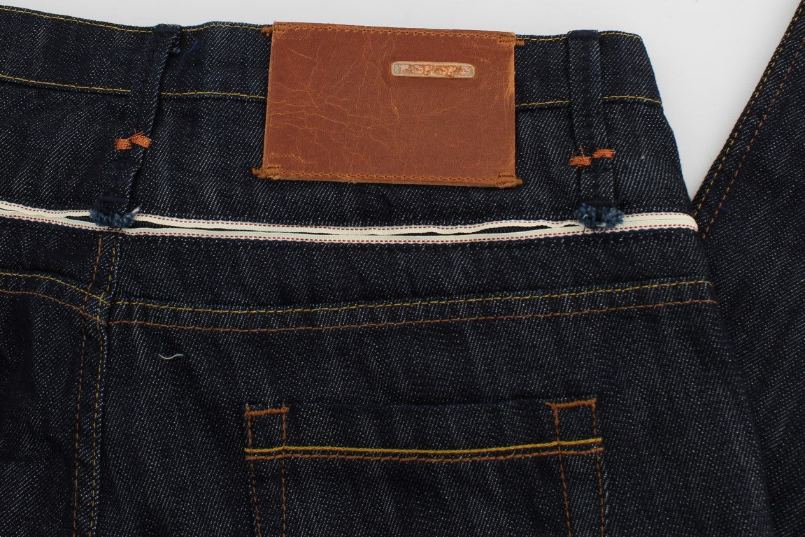 Eight Elegant dark blue straight leg jeans