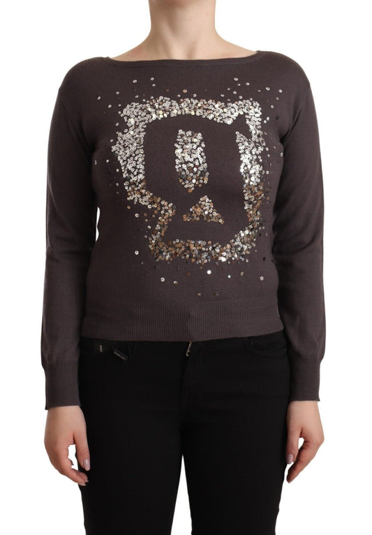 John Galliano Elegant long-sleeved wool sweater