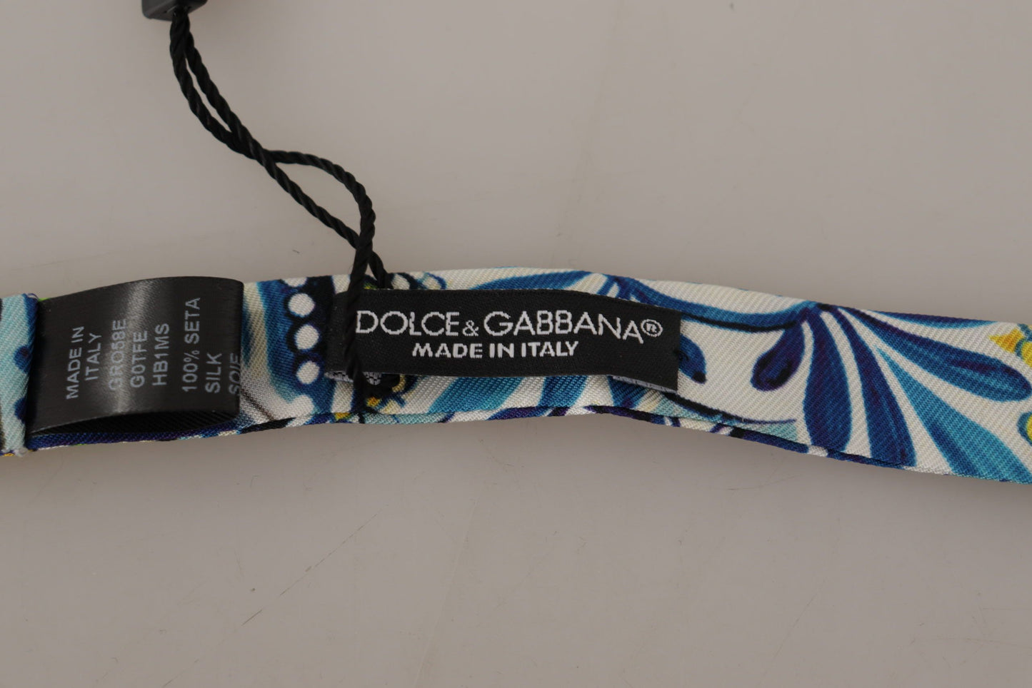 Dolce &amp; Gabbana silkkirusetti majolikaprintillä