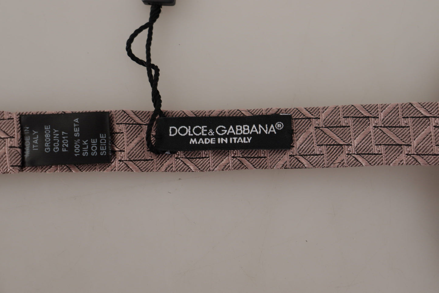 Dolce &amp; Gabbana elegantti harmaa silkkirusetti - muodollisuus miehille