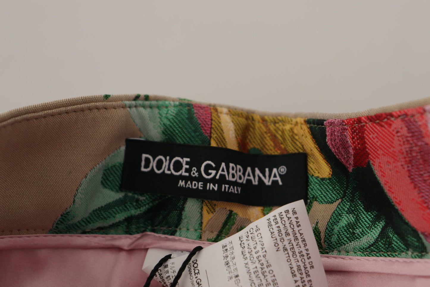 Dolce &amp; Gabbana kukkainen mekko korkeavyötäröisillä housuilla