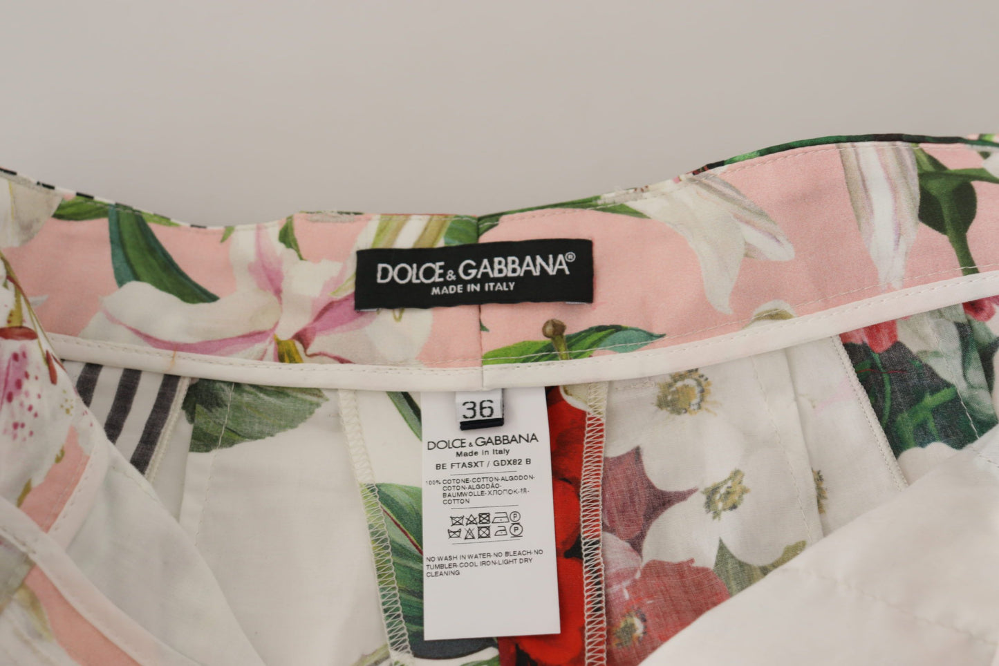 Dolce &amp; Gabbana Floral High Waist Hot Pants shortsit