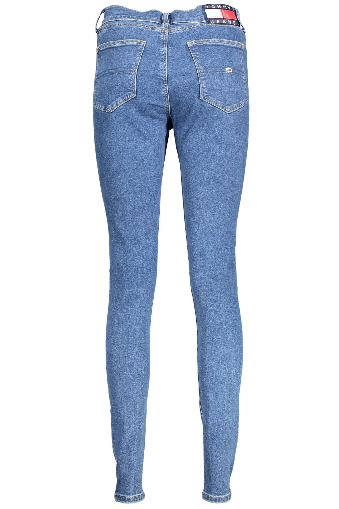 Tommy Hilfiger Blaue Baumwoll-Skinny-Jeans für Frauen