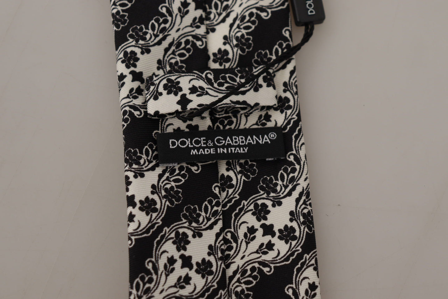 Dolce &amp; Gabbana Elegantti silkkirusetti kukkaprintillä