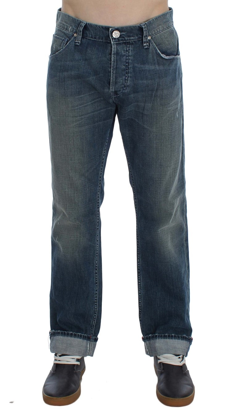 Eight Elegant denim with regular fit and blue wash