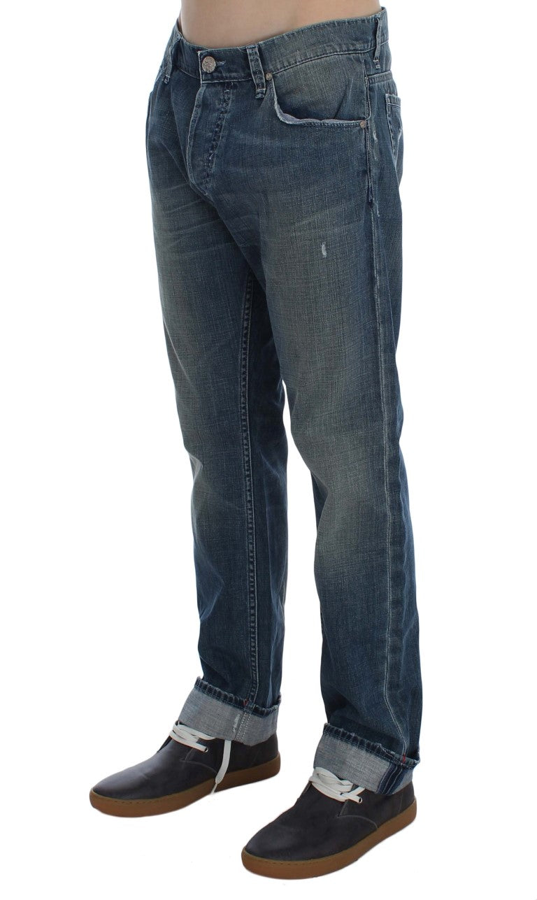 Eight Elegant denim with regular fit and blue wash