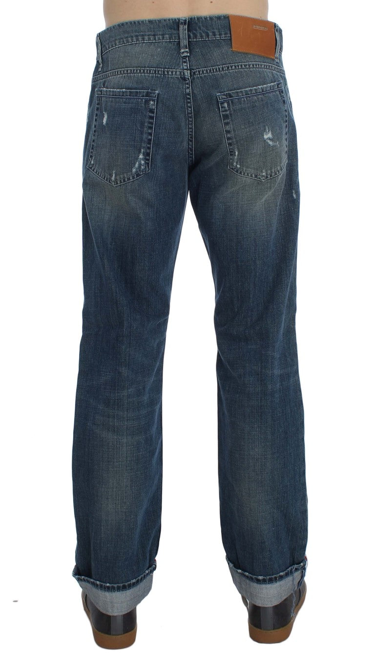 Eight Elegant denim with regular fit and blue wash