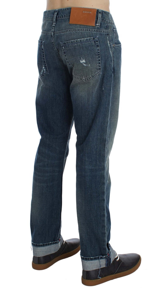 Eight Elegant denim with regular fit and blue wash