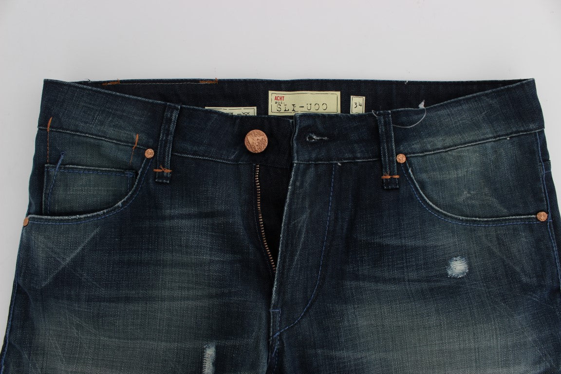 Eight Slim Fit Italian Denim Jeans