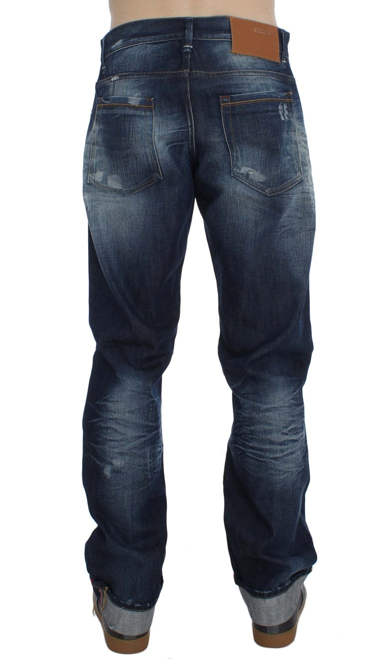 Kahdeksan aitoa Regular Fit Blue Wash -farkkua