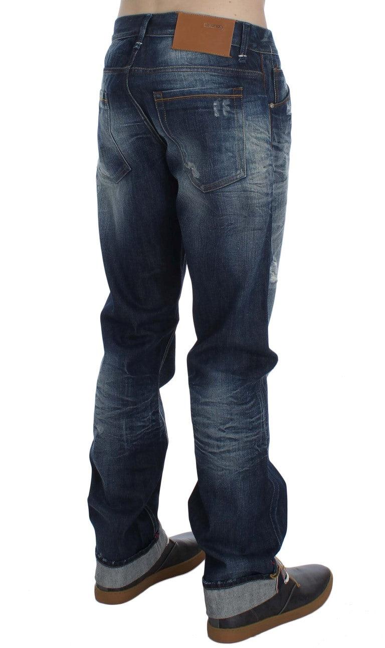 Kahdeksan aitoa Regular Fit Blue Wash -farkkua