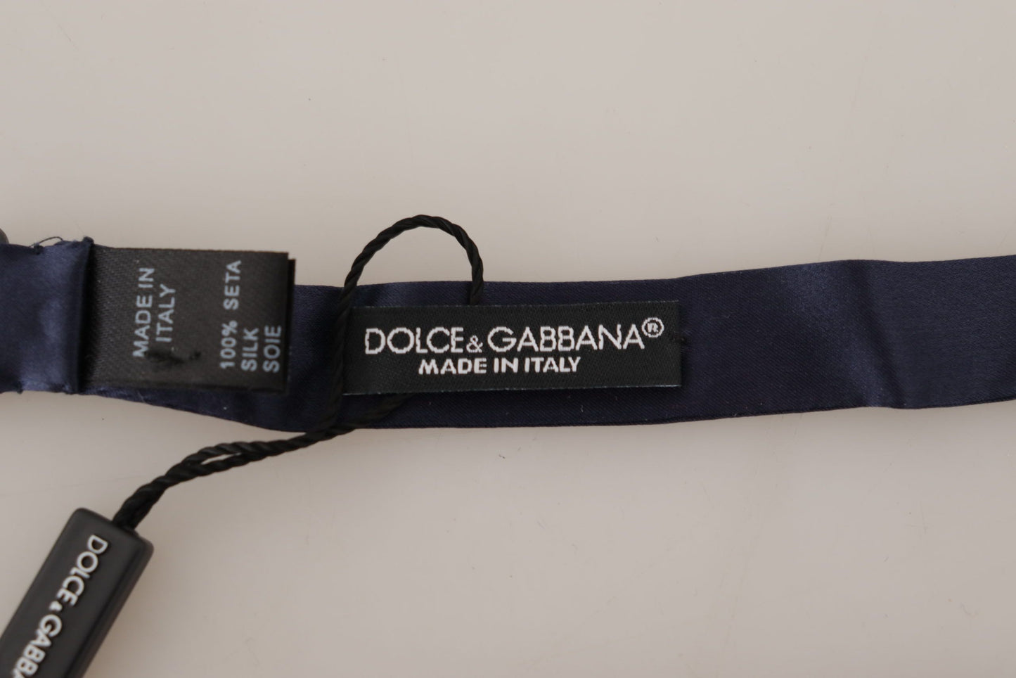 Dolce &amp; Gabbana Elegant Sapphire Silkkirusetti