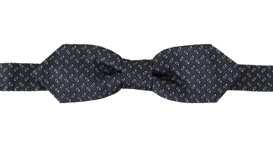 Dolce &amp; Gabbana Elegant Polka Dot Silk Bow Tie