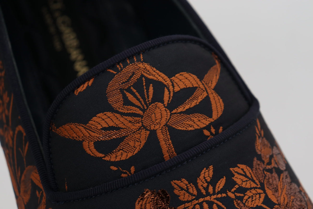 Dolce &amp; Gabbana Elegant floral slippers