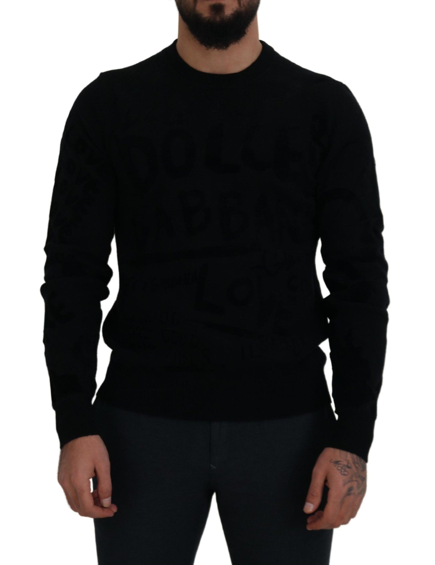 Dolce &amp; Gabbana Elegant Black Logo -villapaita