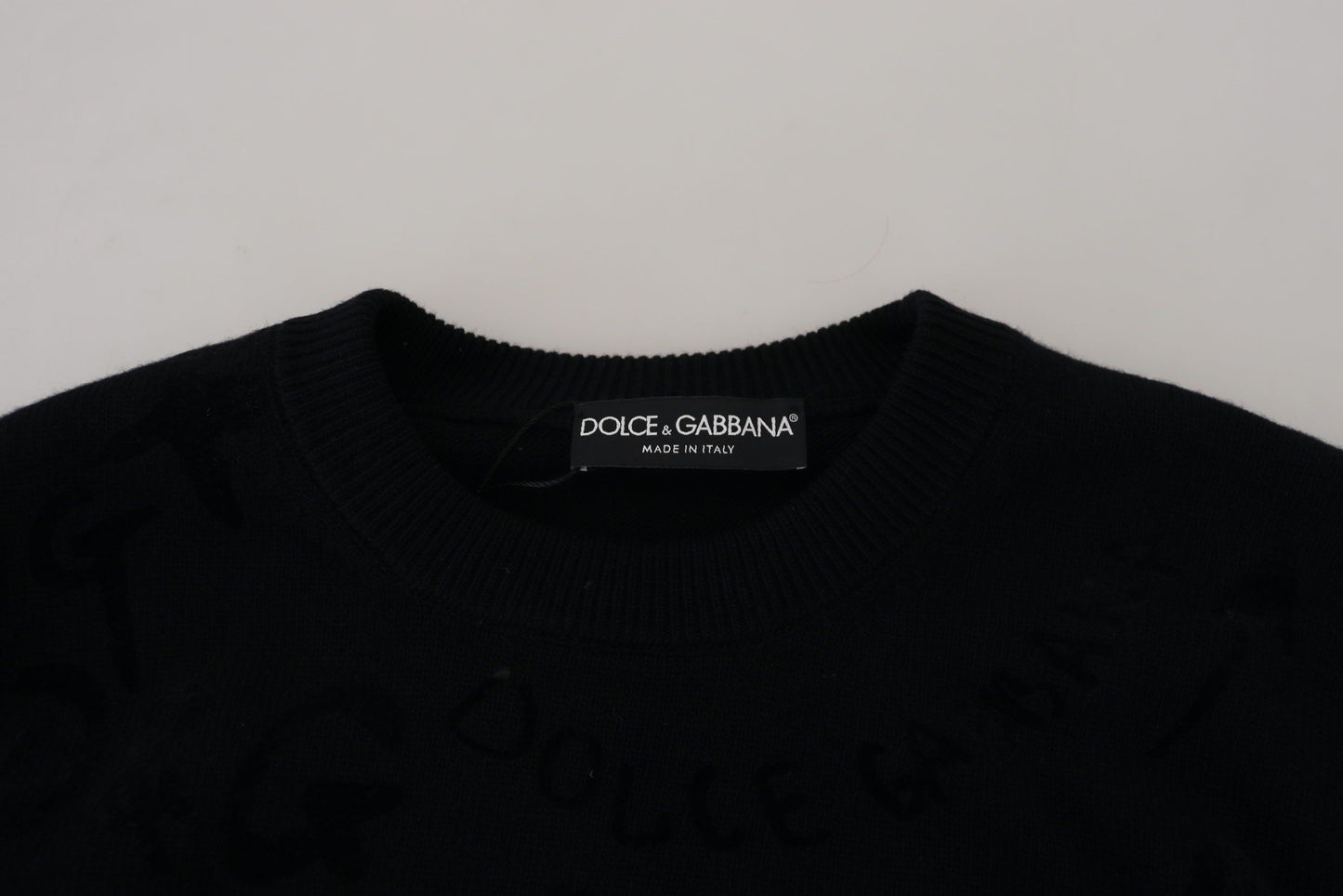 Dolce &amp; Gabbana Elegant Black Logo -villapaita