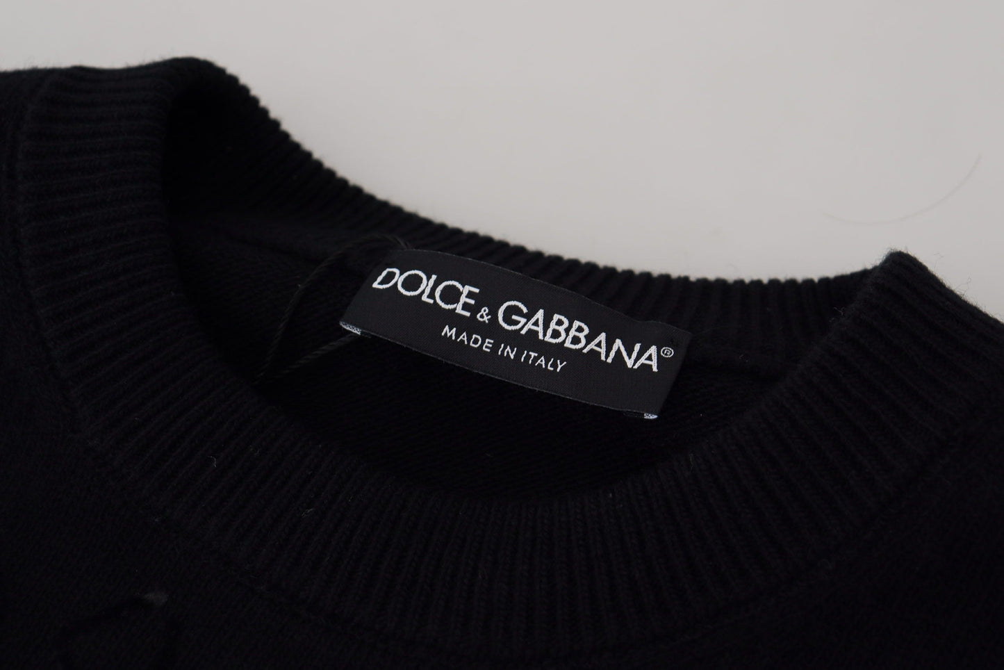 Dolce &amp; Gabbana Elegant Black Logo -villapaita