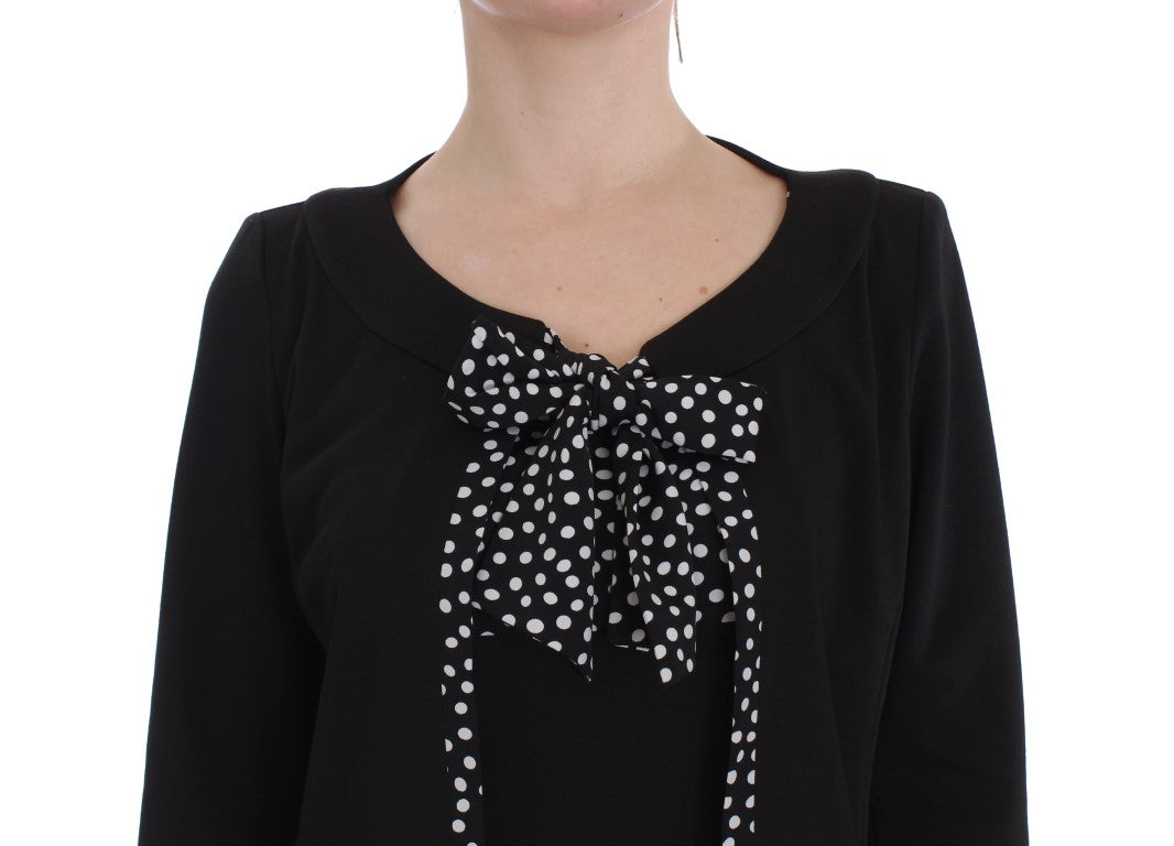 BENCIVENGA Schickes gepunktetes Kleid & Pullover-Set