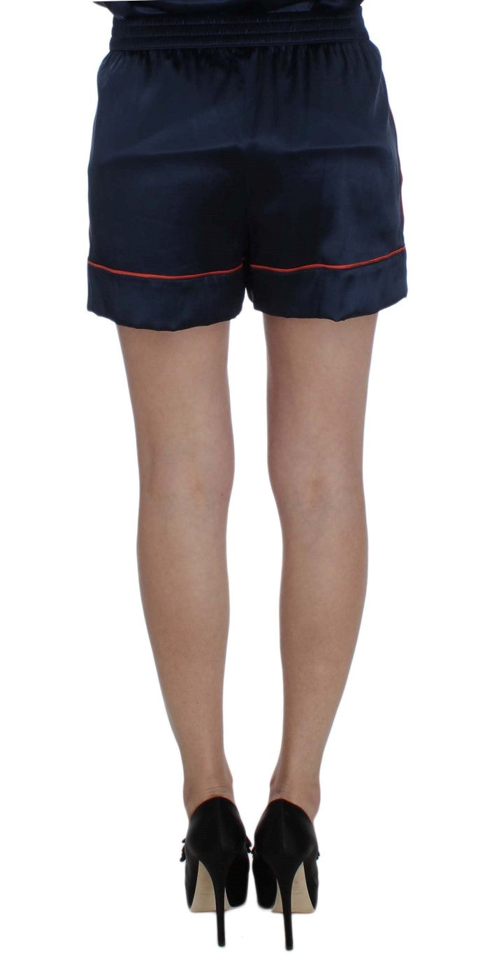 Dolce &amp; Gabbana Elegant mini shorts made of silk stretch