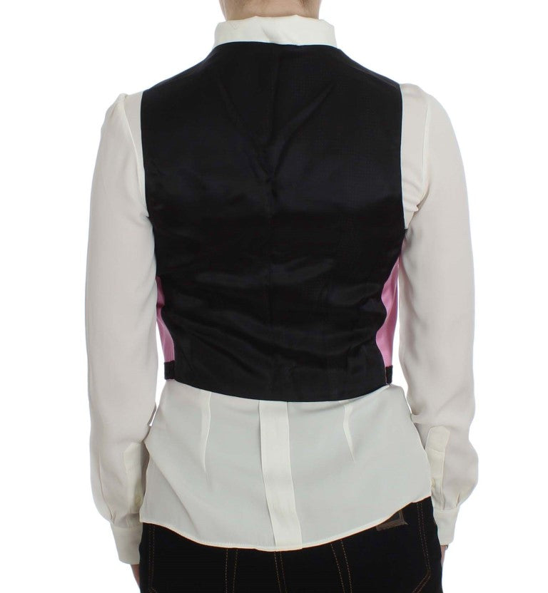 Dolce &amp; Gabbana Silk-Cotton Blend Torero Inspired Vest