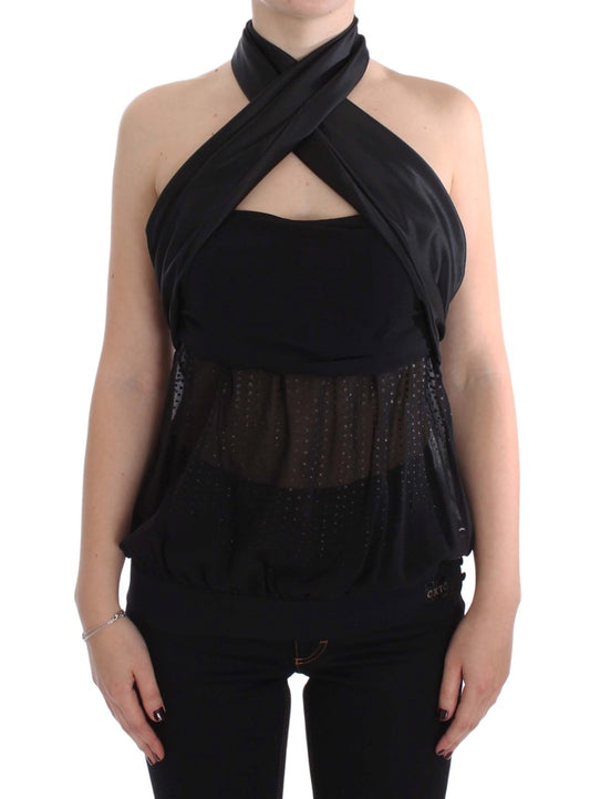 Exte Elegant Black Evening Wrap toppipusero