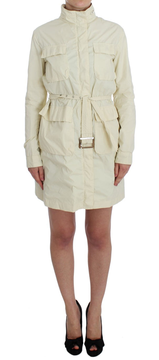 PAROSH Chic Beige Trench Coat Coat