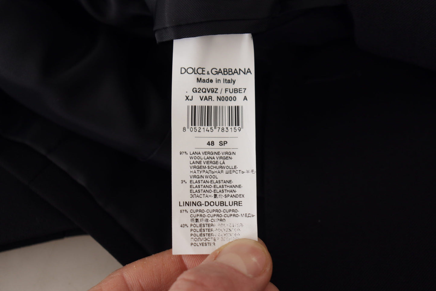 Dolce &amp; Gabbana Elegantti kaksirivinen villableiseri