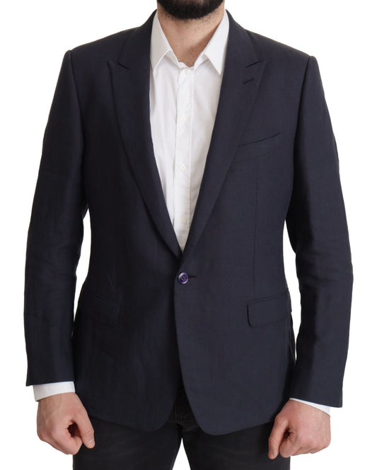 Dolce &amp; Gabbana Elegant single-breasted linen blazer