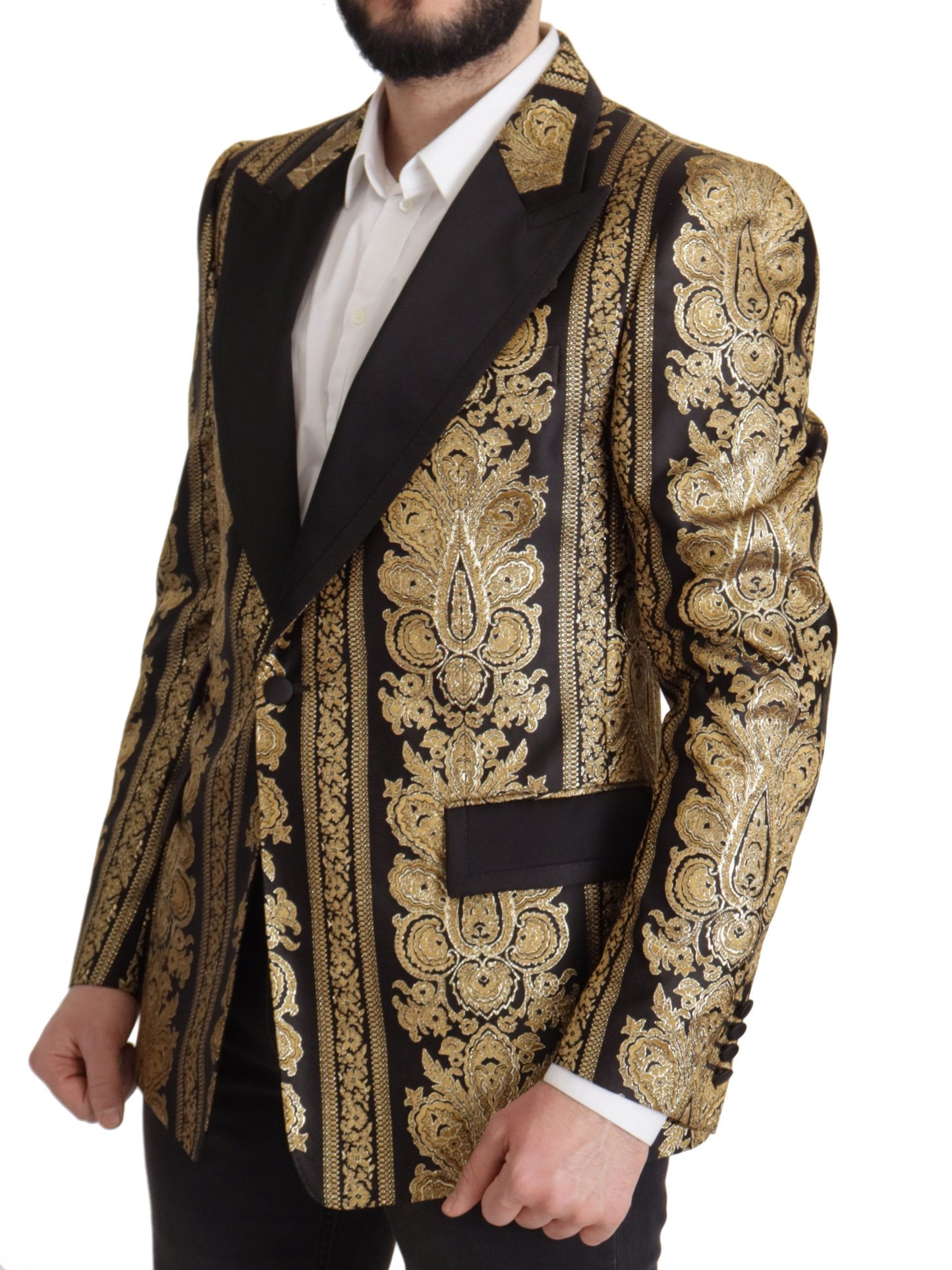 Dolce & Gabbana Eleganter einreihiger Jacquard-Blazer