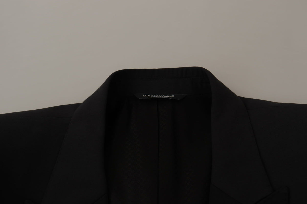 Dolce &amp; Gabbana Elegant dark blue martini blazer in two parts