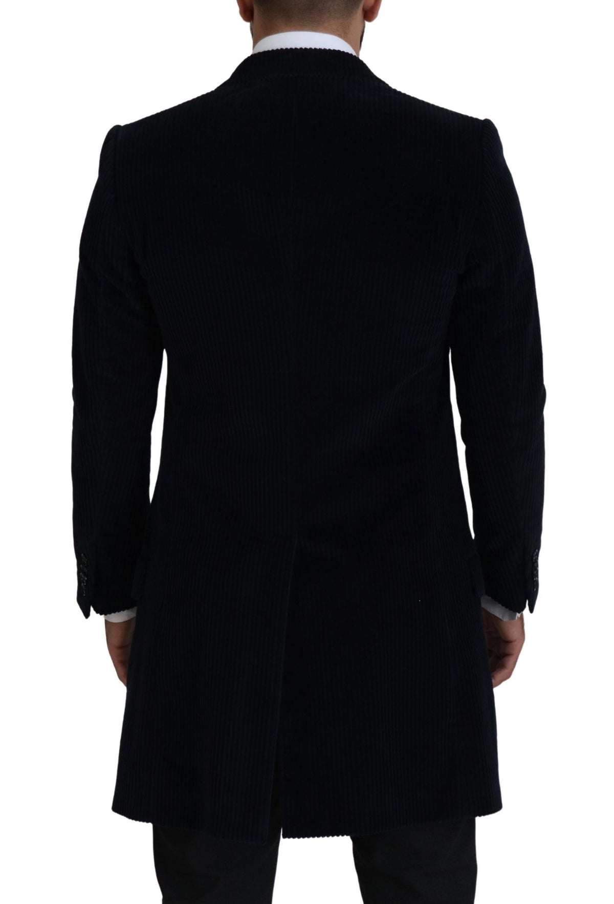 Dolce &amp; Gabbana Elegant black long cotton cardigan
