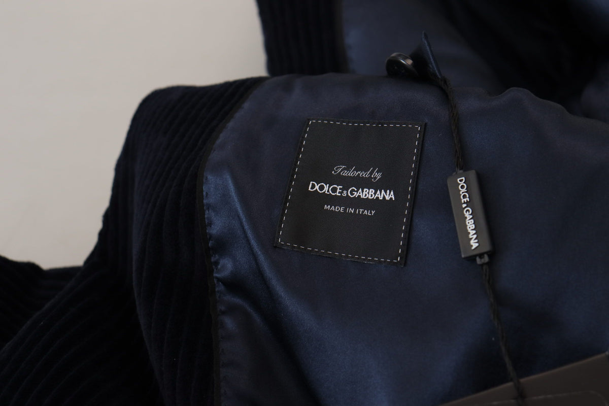 Dolce &amp; Gabbana Elegant black long cotton cardigan