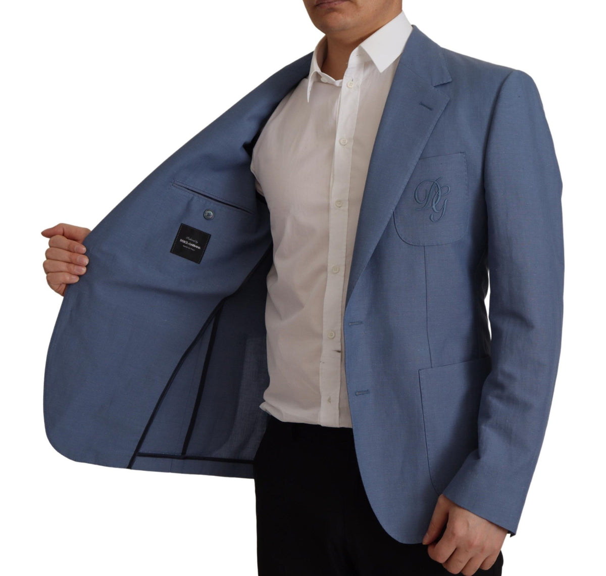 Dolce &amp; Gabbana Elegant single-breasted linen jacket