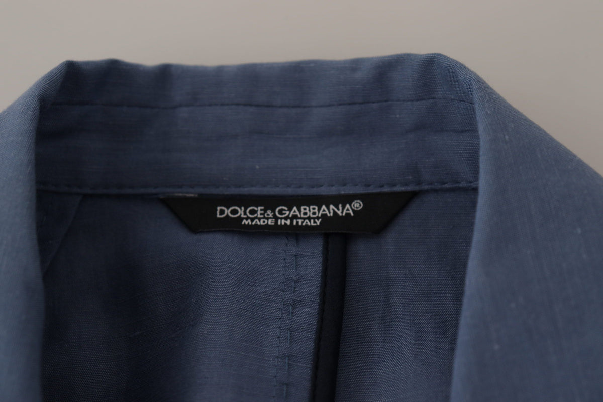 Dolce &amp; Gabbana Elegant single-breasted linen jacket