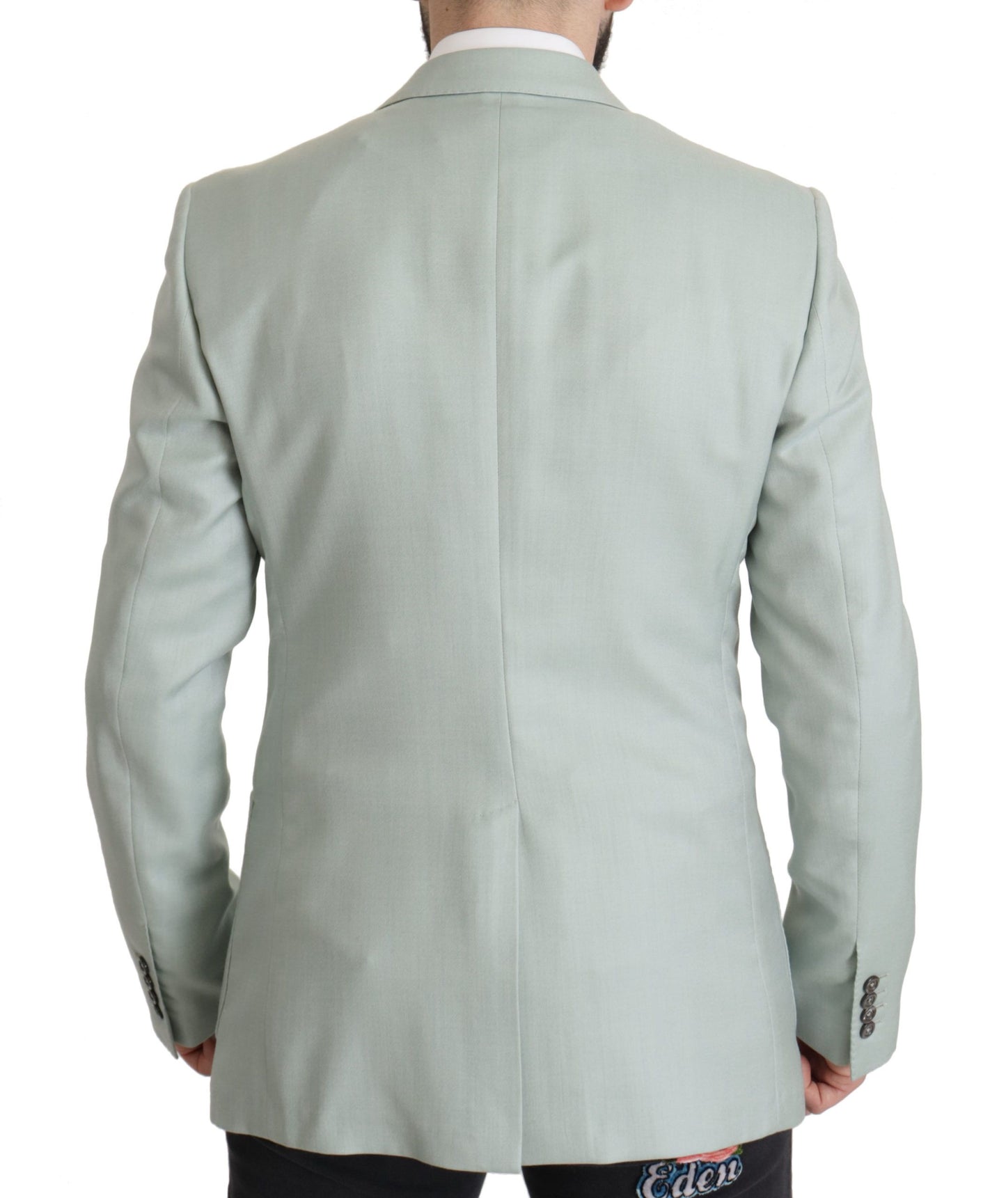 Dolce &amp; Gabbana Elegant mint green blazer made of silk and cashmere