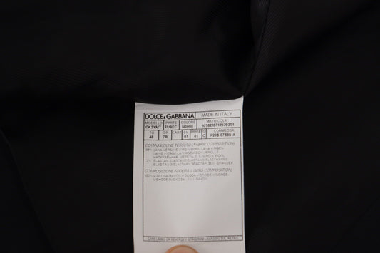 Dolce &amp; Gabbana Elegantti kokonaisuus mustasta martinibleiseristä ja liivistä