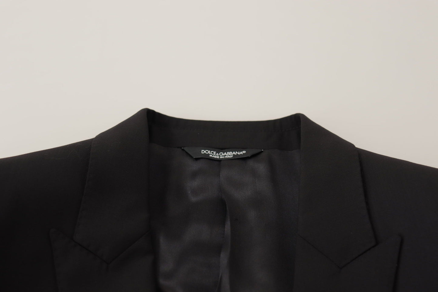 Dolce &amp; Gabbana Elegant, slim-fit black blazer jacket