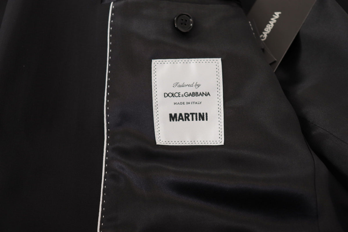 Dolce &amp; Gabbana Tyylikäs, kapea musta bleisitakki