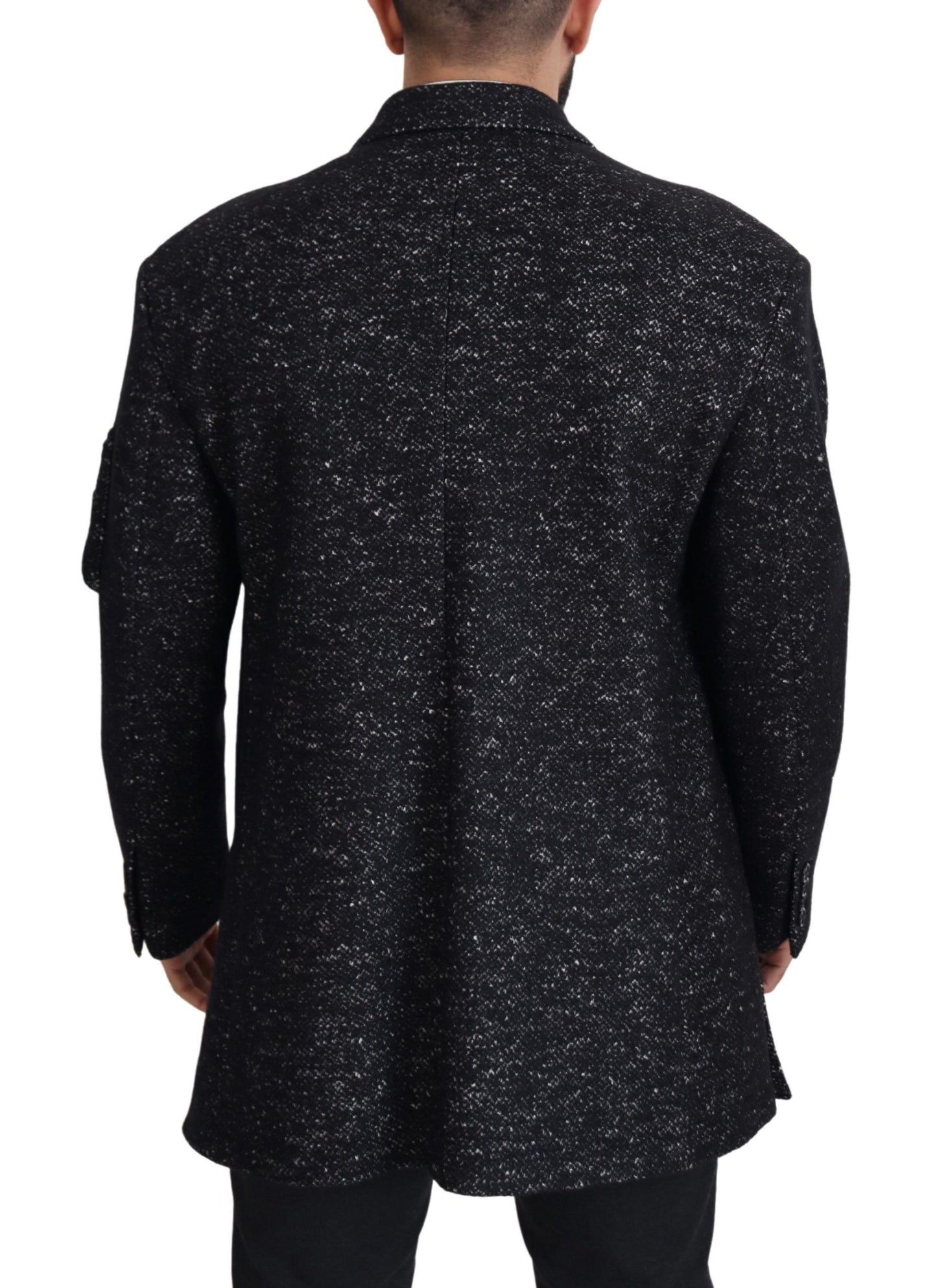 Dolce &amp; Gabbana Elegant patterned wool jacket in double-breasted