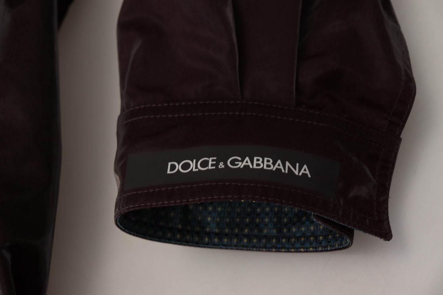 Dolce &amp; Gabbana Elegant burgundy jacket with collar