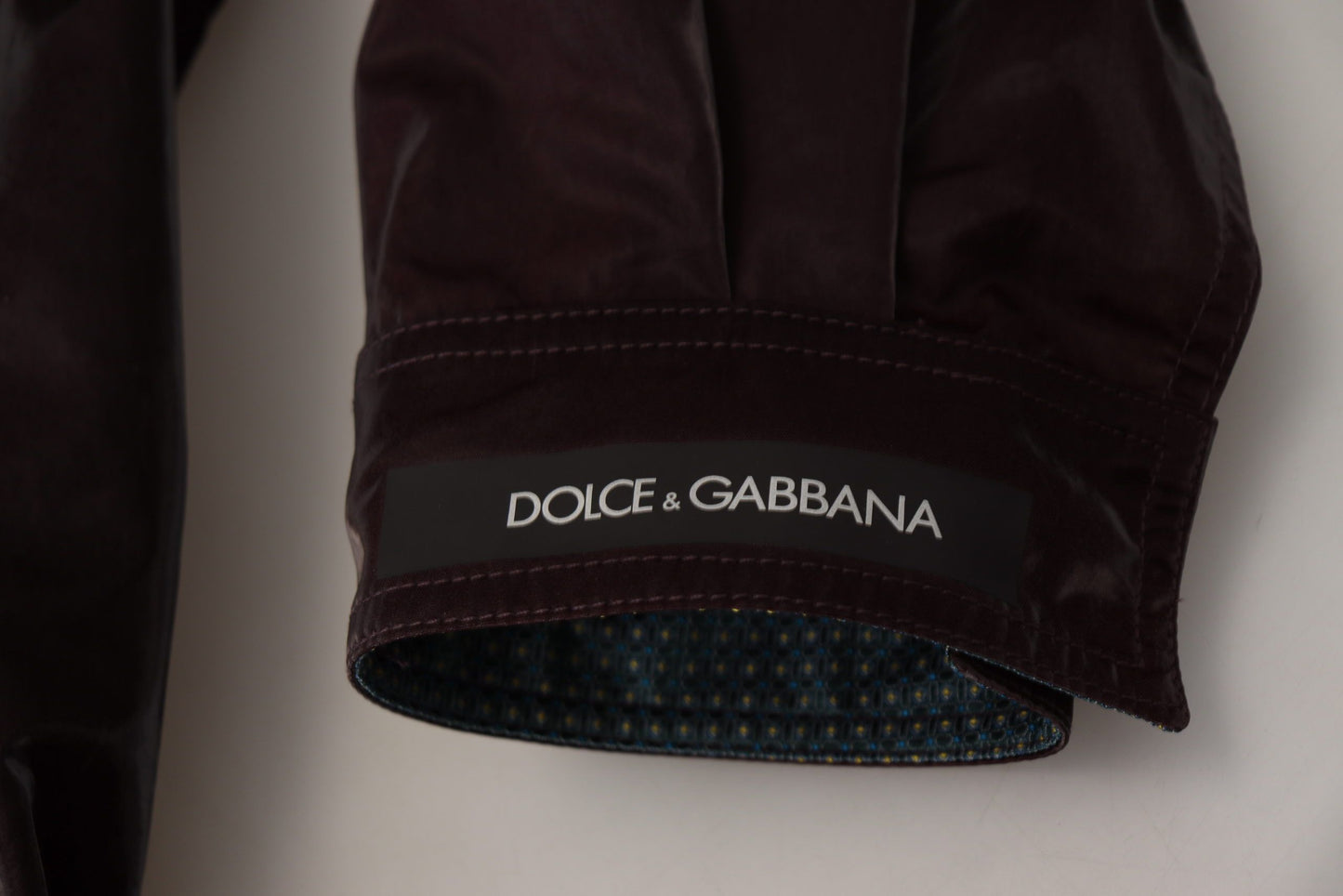 Dolce &amp; Gabbana Tyylikäs viininpunainen takki kauluksella