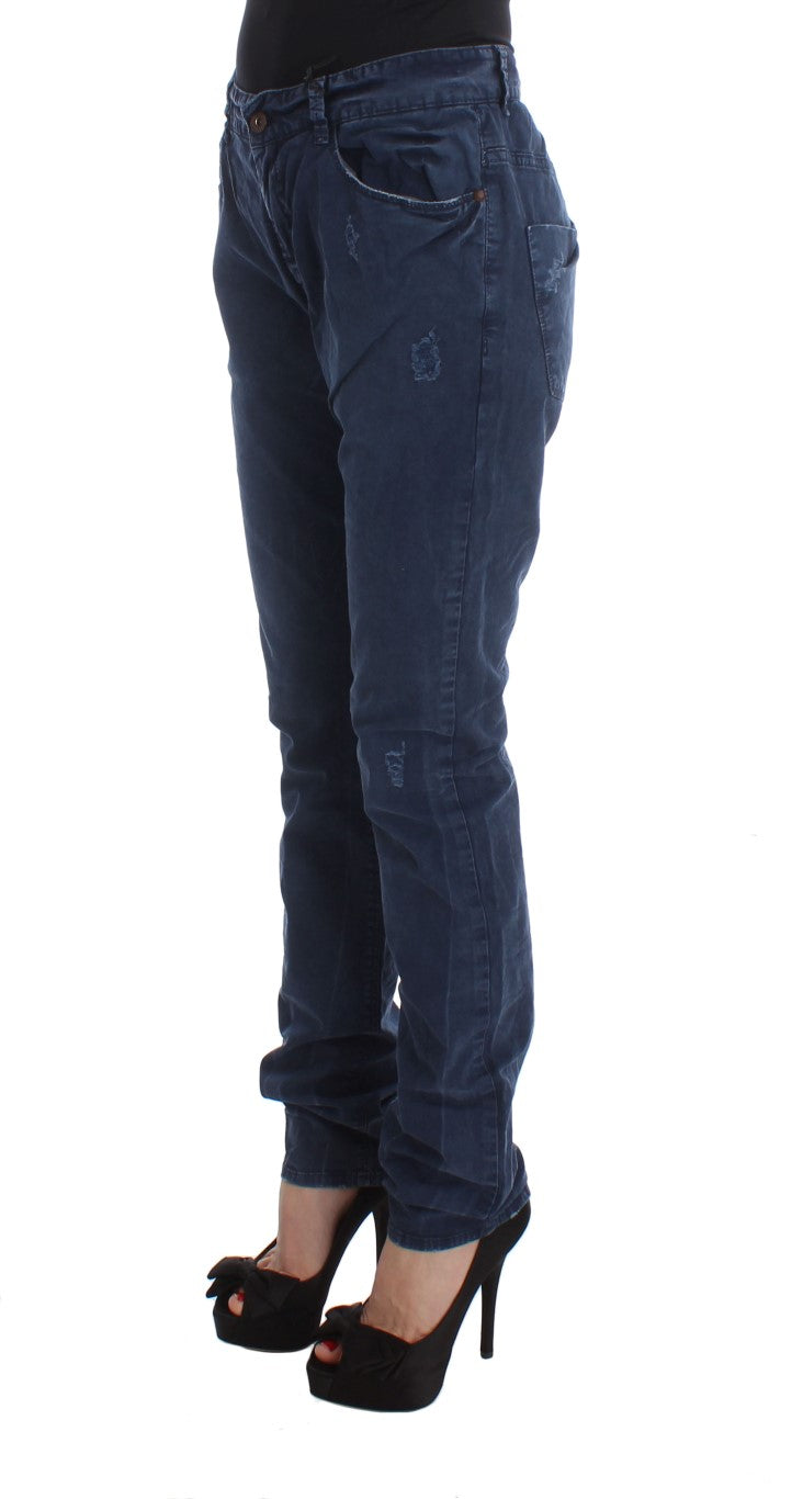 Costume National Schicke blaue Denim-Jeans mit normaler Passform