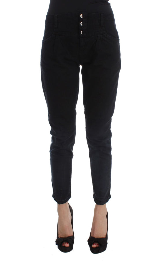 Costume National Slim Fit Jeans in Black Denim